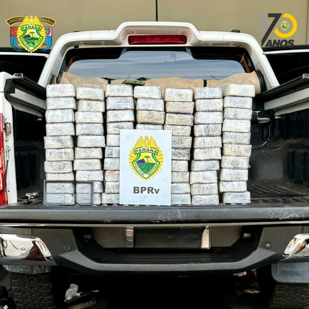 Policiais apreendem 64 quilos de pasta base de cocaína em Nova Olímpia