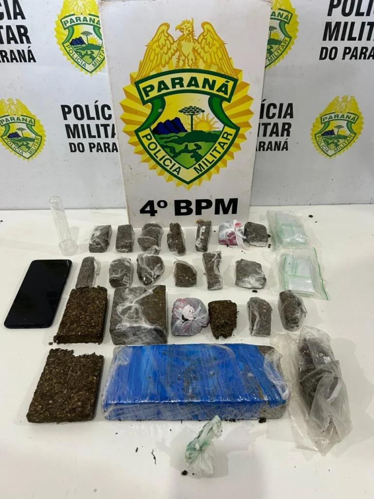 Denúncia anônima leva PM a prender dupla por tráfico em Maringá