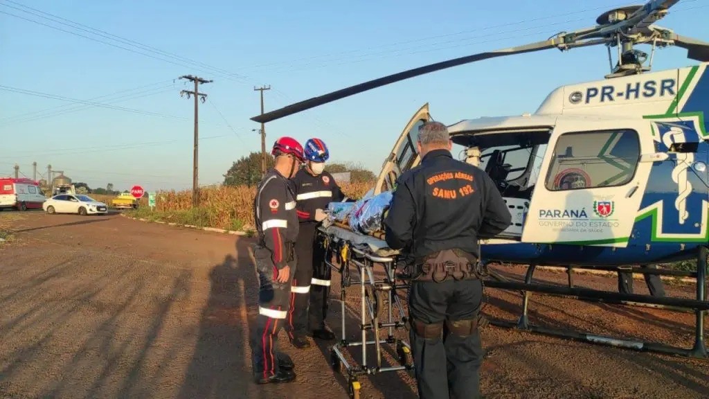 Acidente entre três veículos deixa uma pessoa morta na PR-323; vídeo