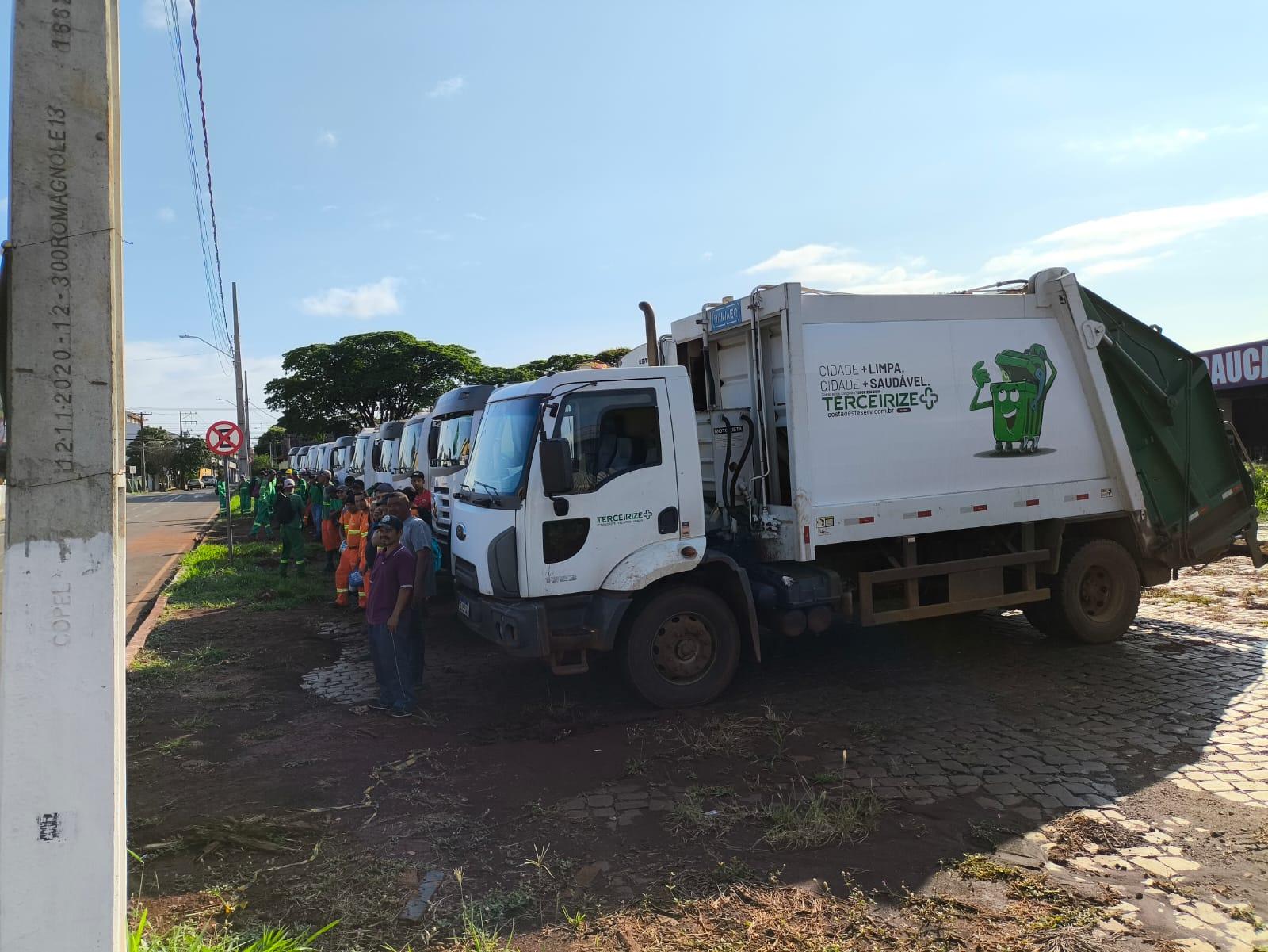 Coleta de lixo deve ser normalizada nessa segunda-feira (21)