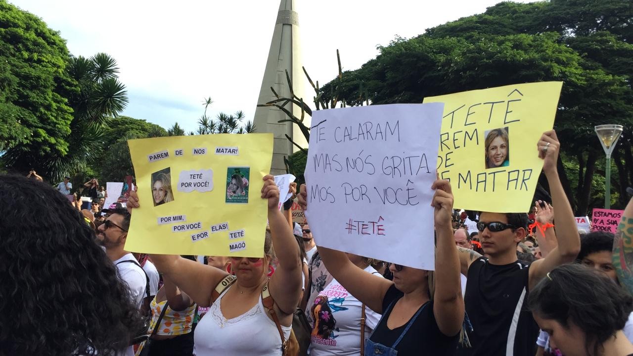 Milhares pedem o fim do feminicídio em Maringá