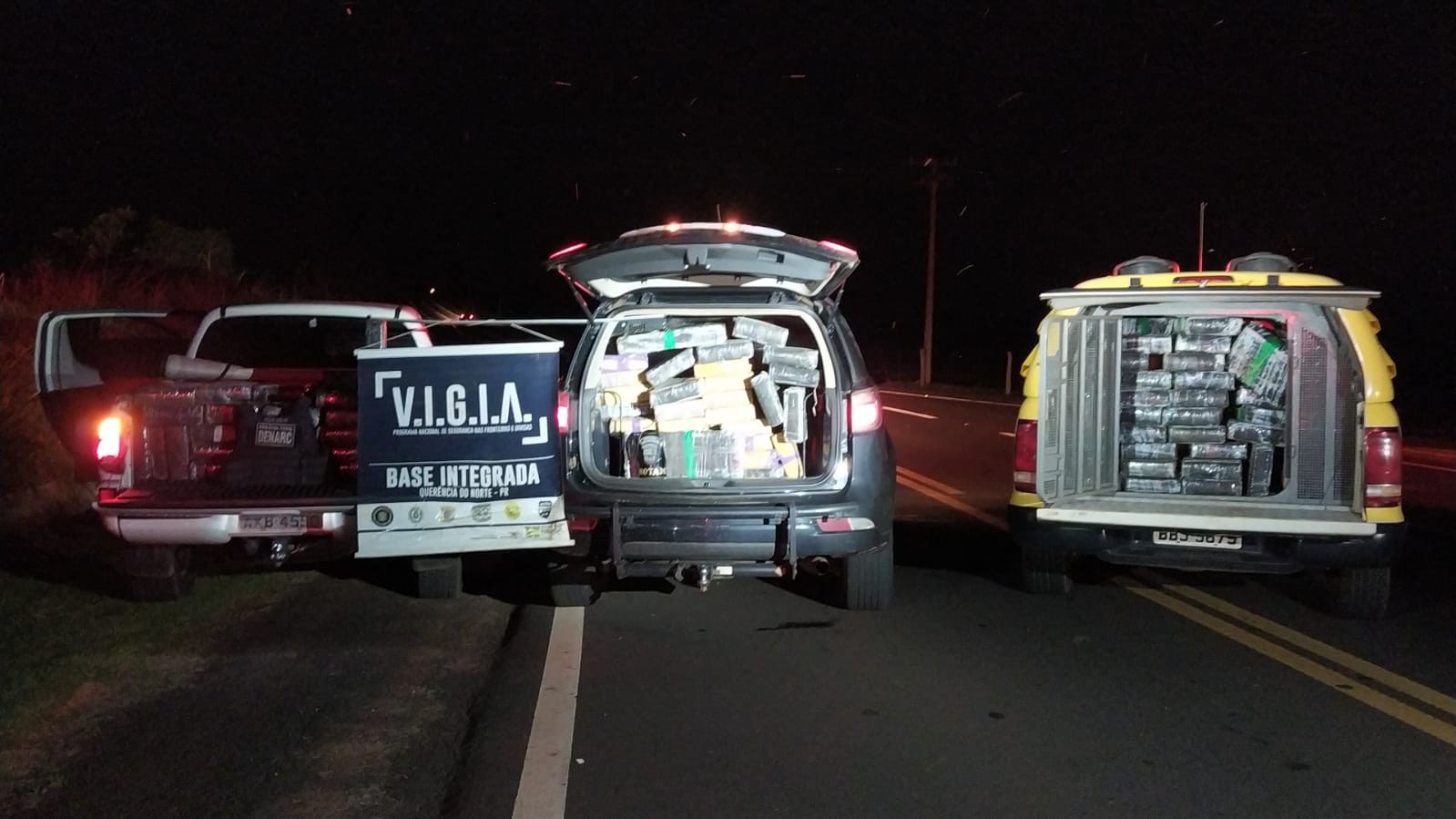 Denarc localiza porto clandestino de drogas e apreende 1,2 tonelada de maconha