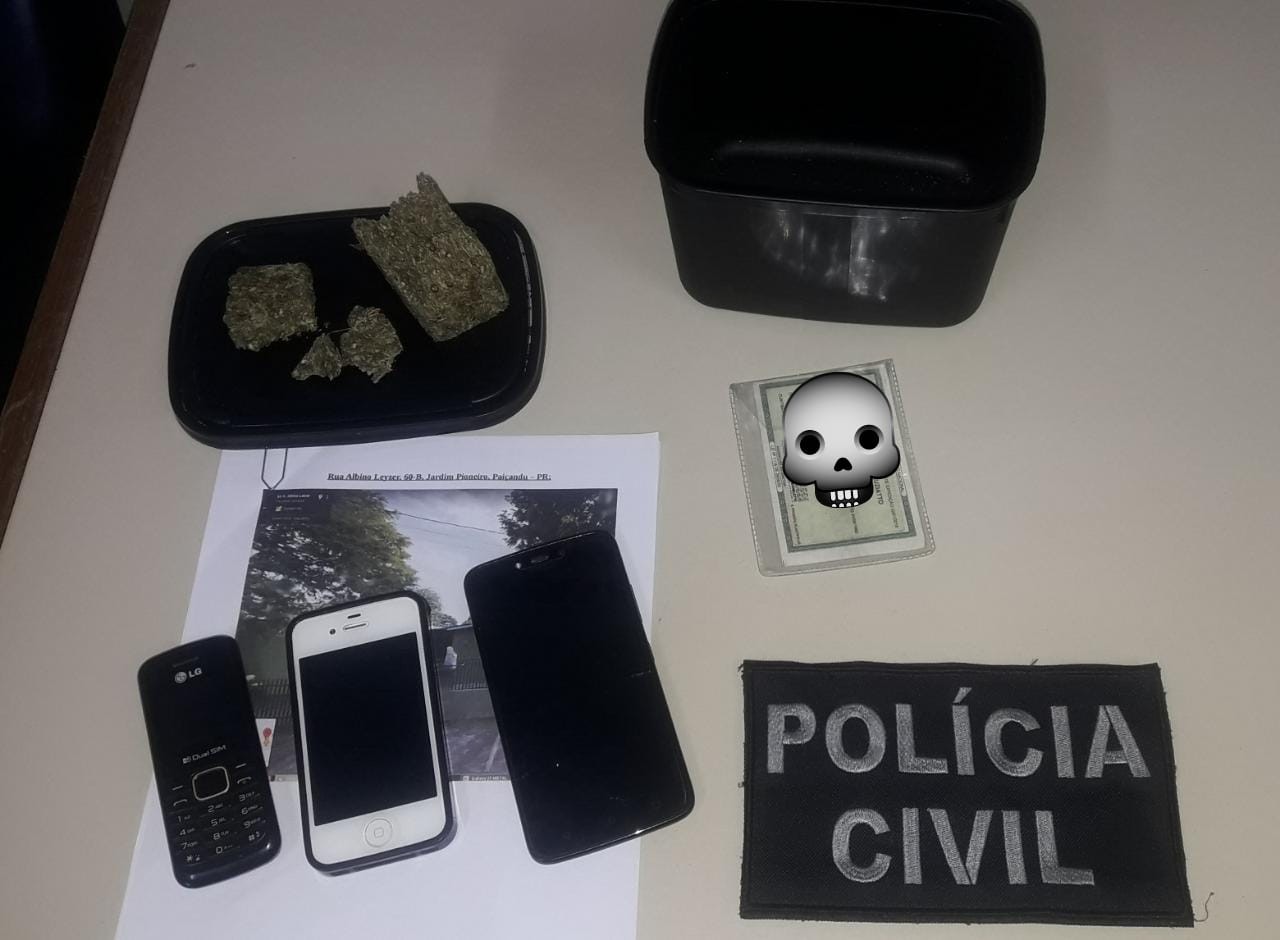 Dois são presos por tráfico de drogas em Paiçandu