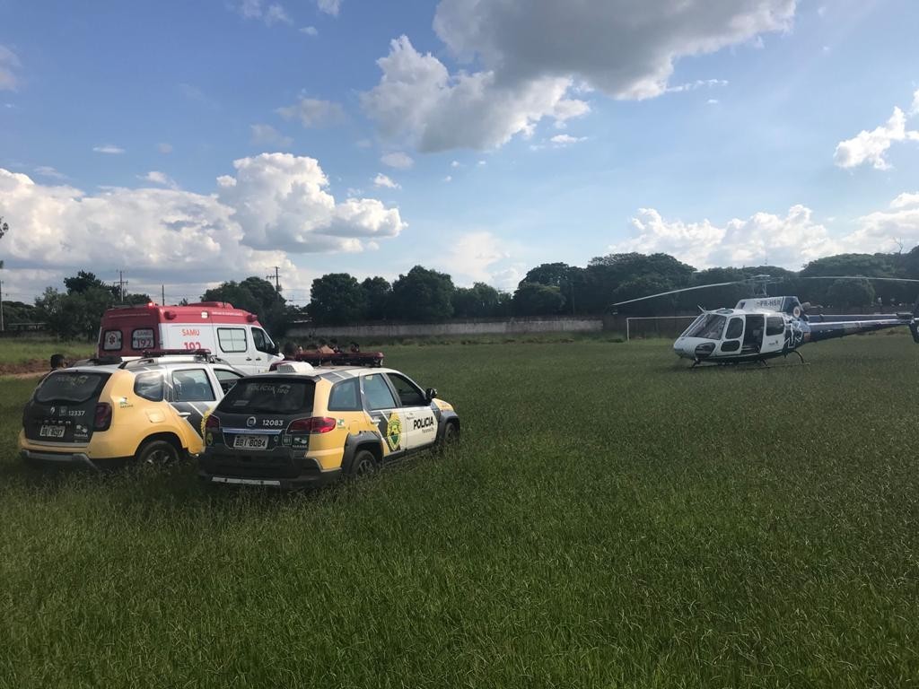 Trote mobiliza equipe de salvamento e até helicóptero do Samu