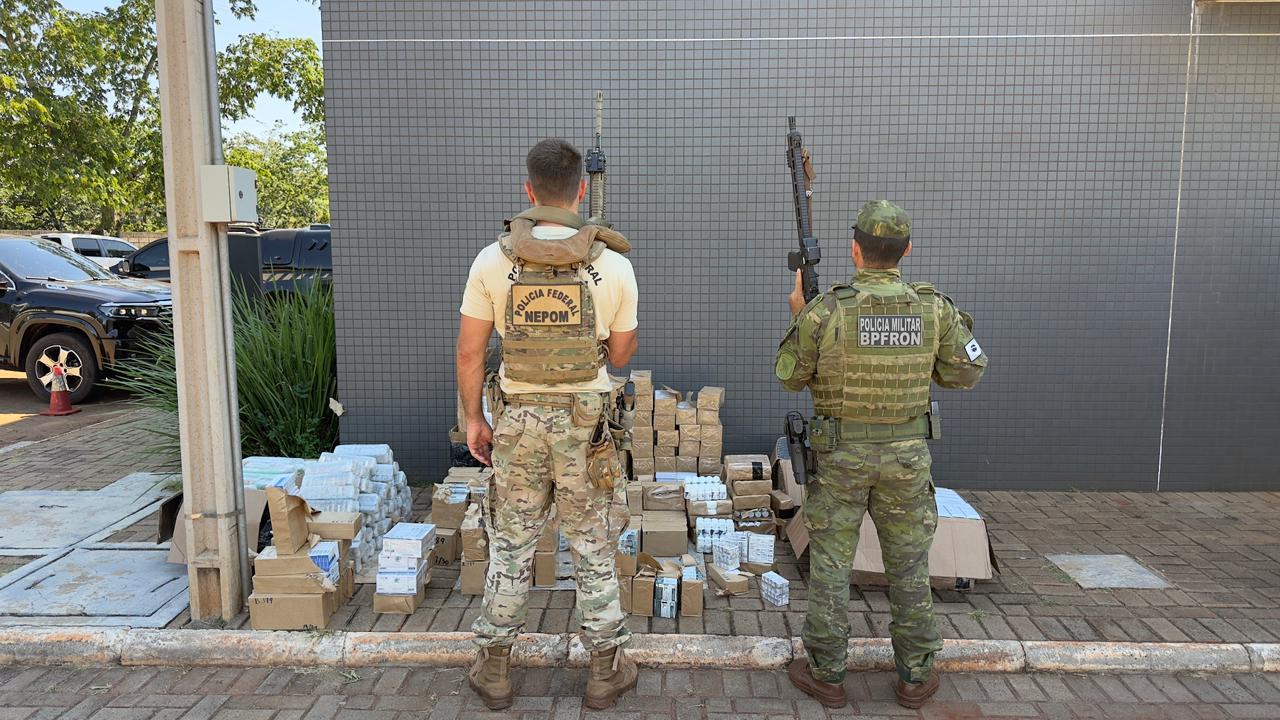 Polícia Federal apreende carga milionária de medicamentos em Altônia