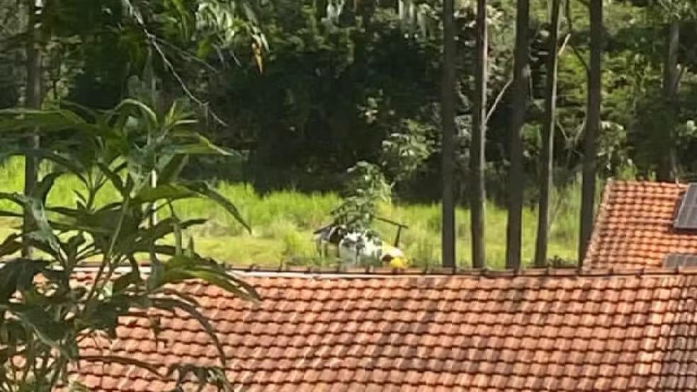 Helicóptero da PM cai durante perseguição a suspeitos em Matelândia