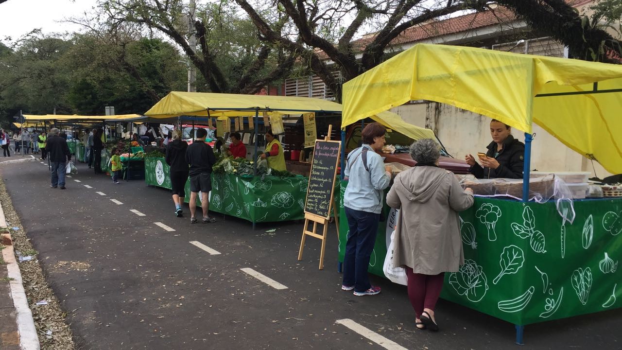 Domingo: dia de feira de produtos orgânicos em Maringá