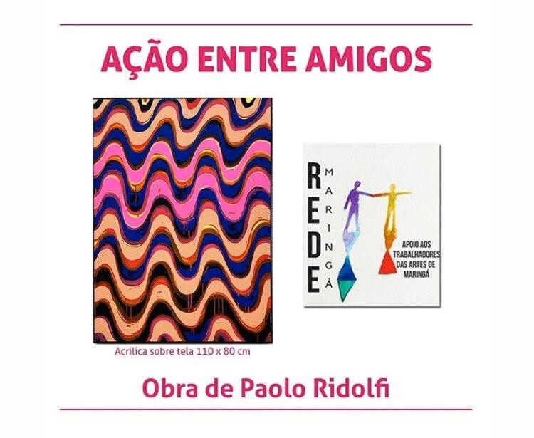 Artistas se mobilizam e rifam obra de Paolo Ridolffi em Maringá