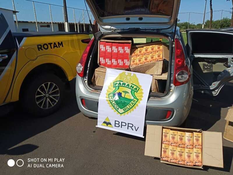 Polícia Rodoviária Estadual apreende 55 mil agulhas de tatuagem na PR-323