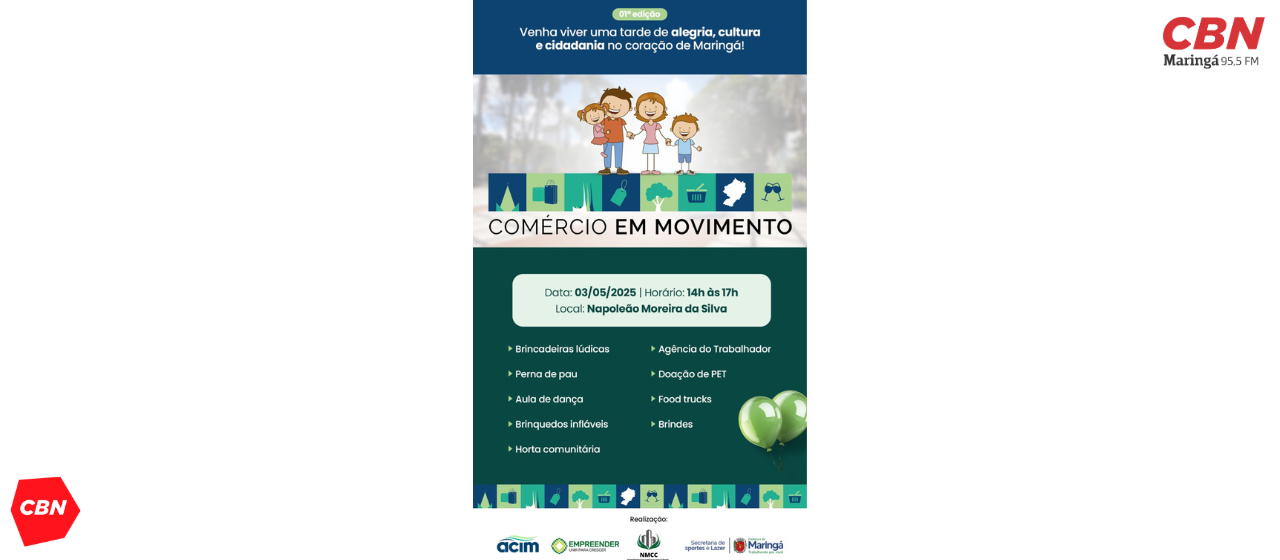 “Comércio em Movimento” resgata o passeio em família pelo centro