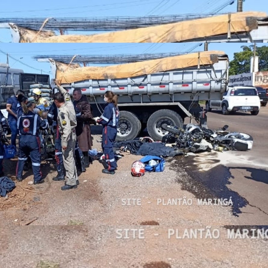 Estudante morre em acidente na avenida Morangueira, em Maringá