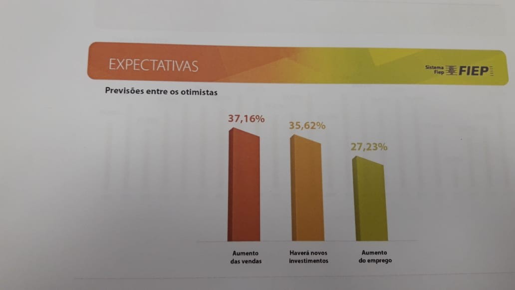 80% das indústrias paranaenses têm expectativa positiva para 2019