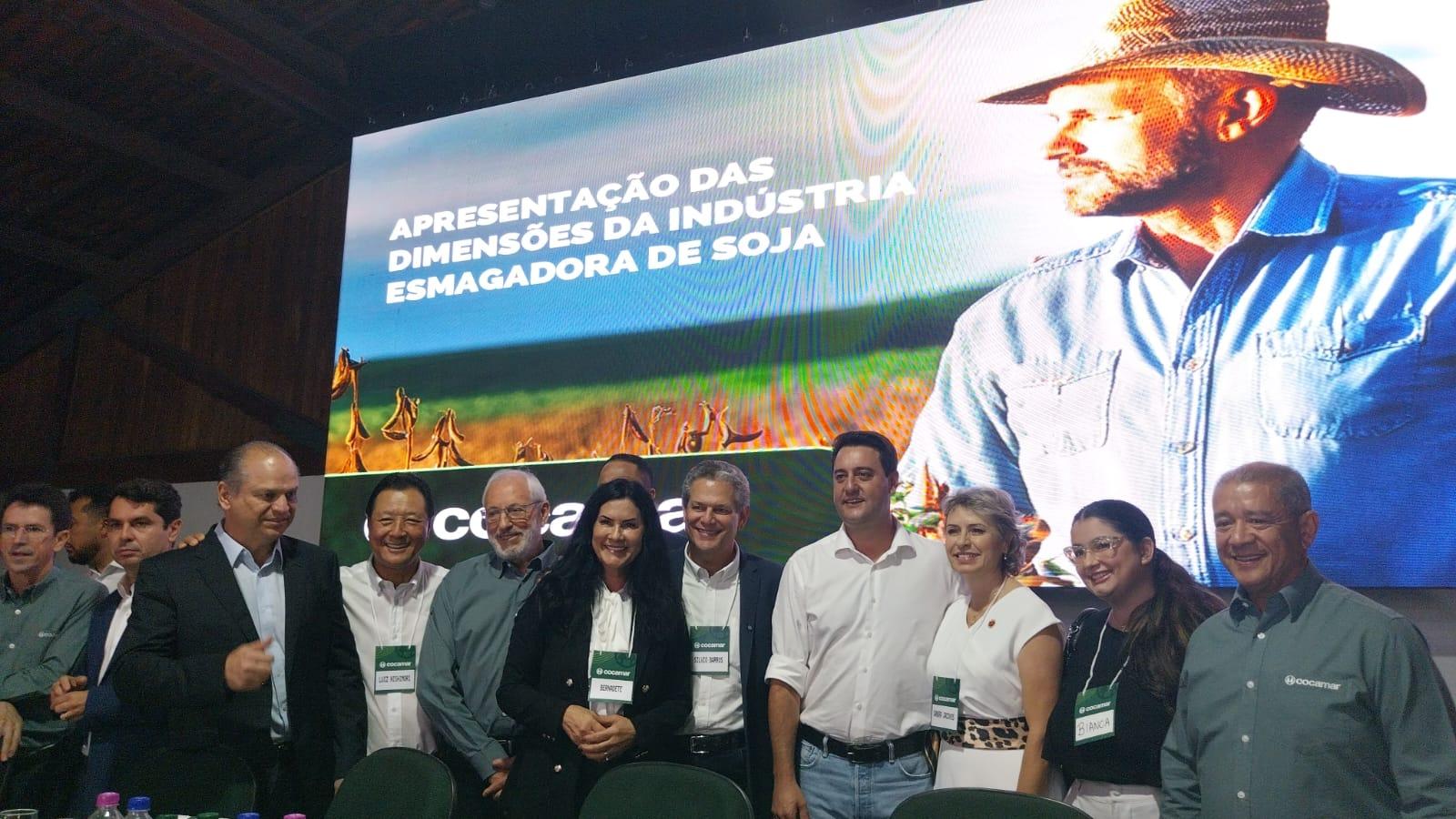 Governador oficializa parceria para construção de uma das maiores esmagadoras de soja do país em Maringá