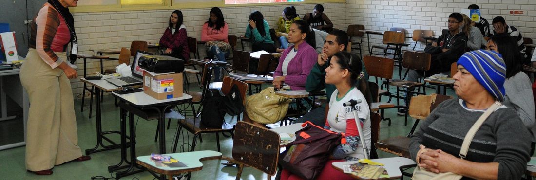 Começa nesta segunda-feira (6) as inscrições para o EJA