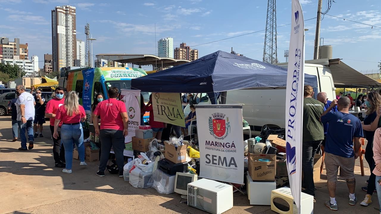 Ponto de descarte de inservíveis está na Feira do Produtor neste sábado (12)