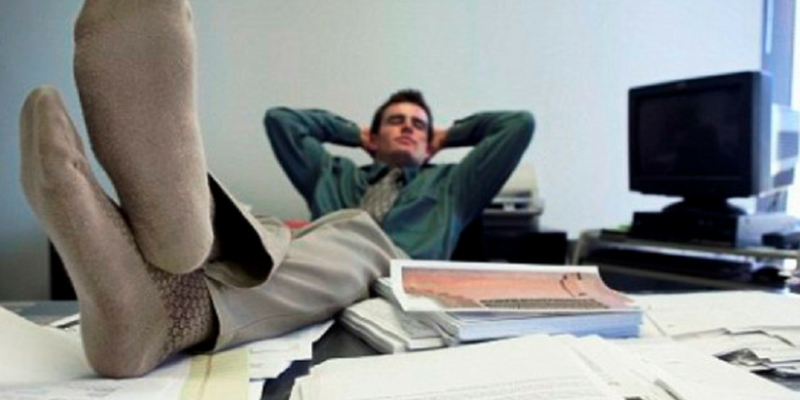 Há pessoas que têm  preguiça porque faz o que não quer