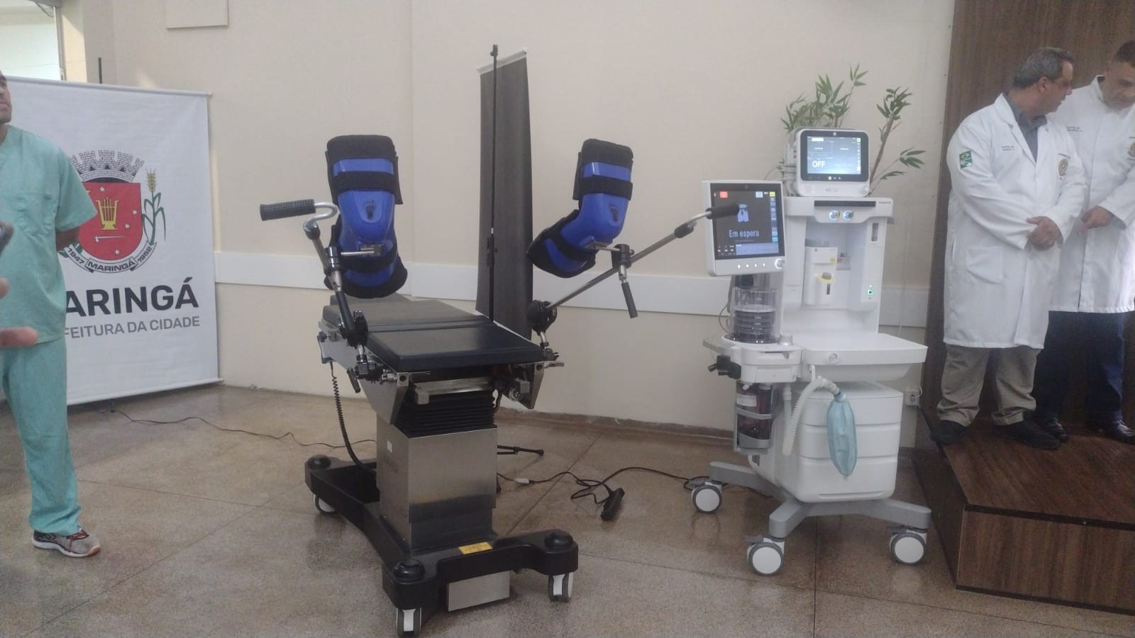 Aparelho de anestesia é doado ao HM