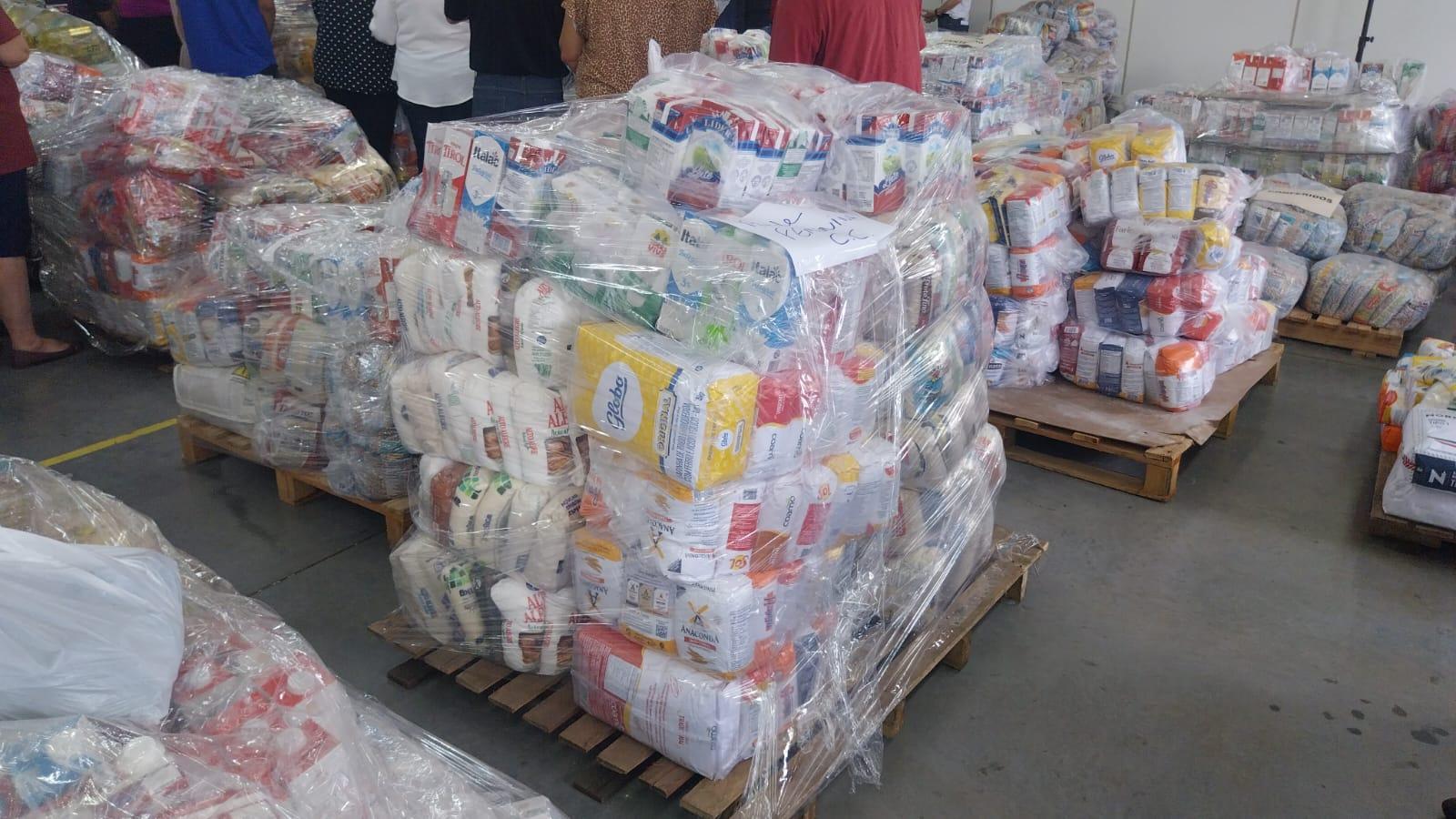 Pra Somar entrega 25 toneladas de alimentos a entidades assistenciais