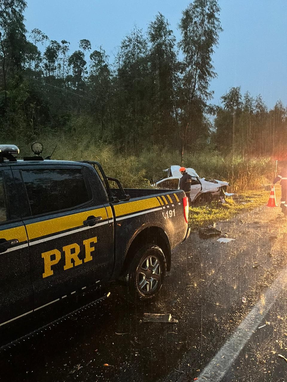 Motorista morre em acidente na BR-376 em Paranavaí