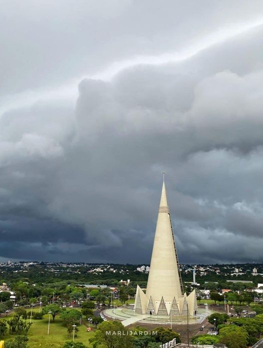Domingo será de tempo nublado e máxima de 28ºC em Maringá, diz Simepar