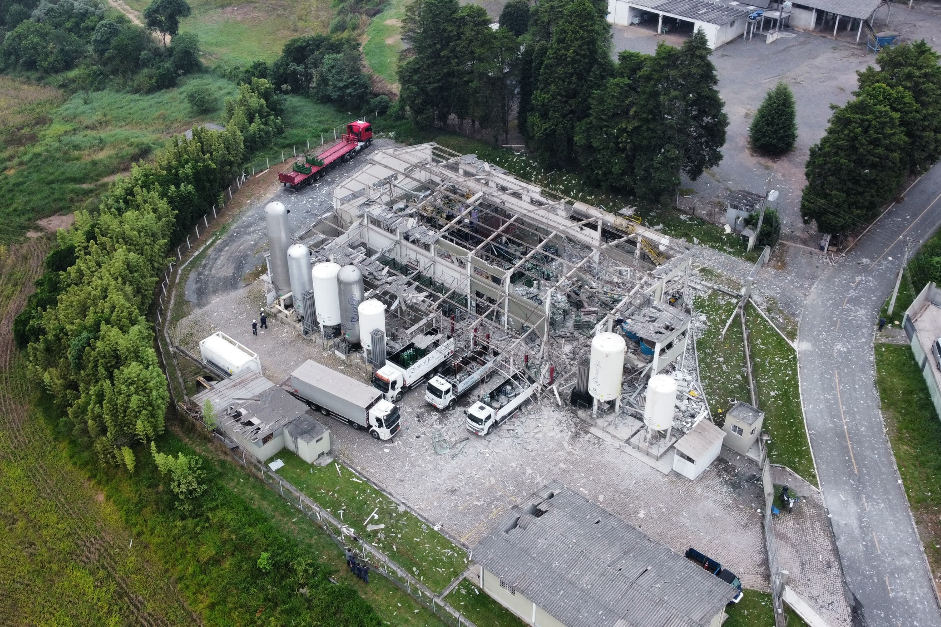 Explosão em indústria química de Campo Largo deixa um morto e dois feridos
