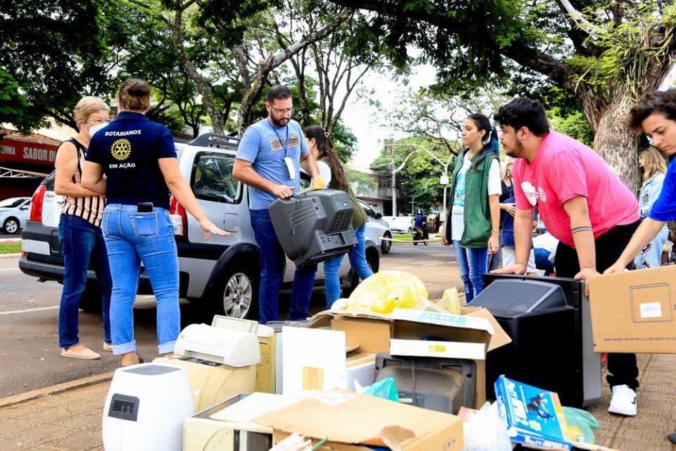 Rotary espera arrecadar 1 tonelada de materiais recicláveis nesse sábado (4)