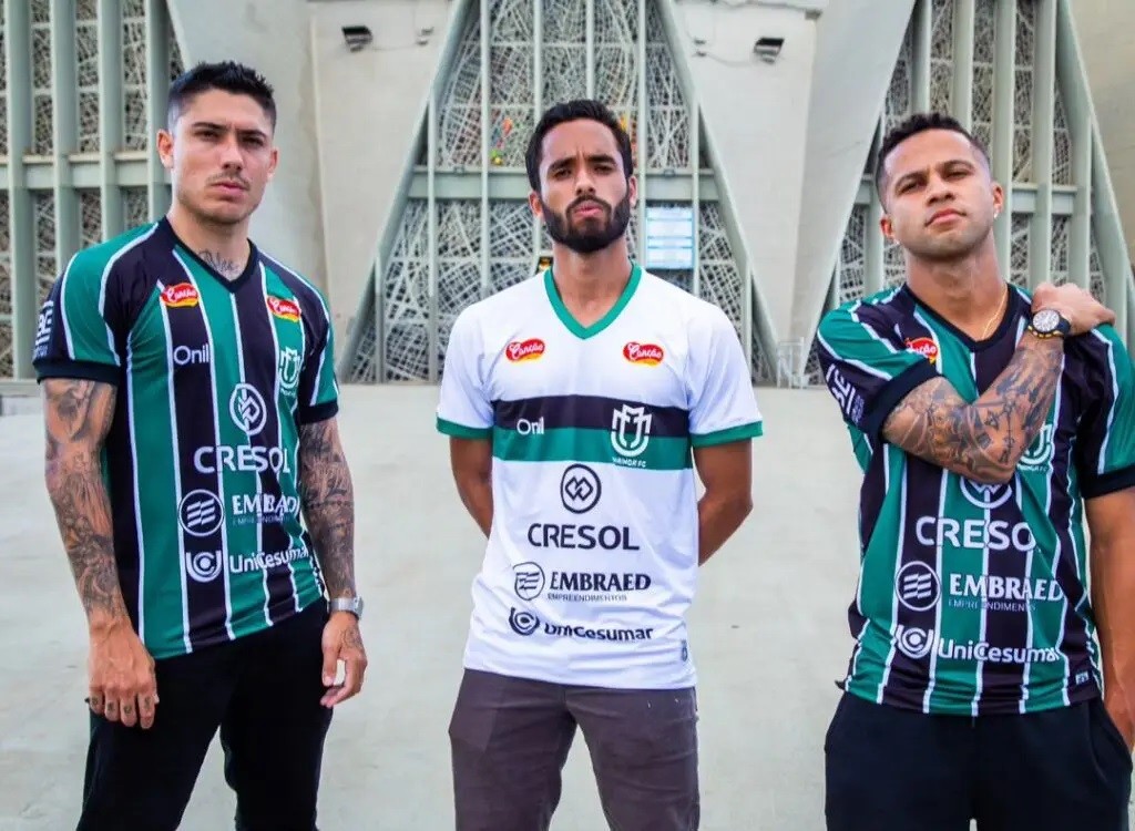 Maringá FC apresenta os novos uniformes para 2024 | Foto: Divulgação/MFC