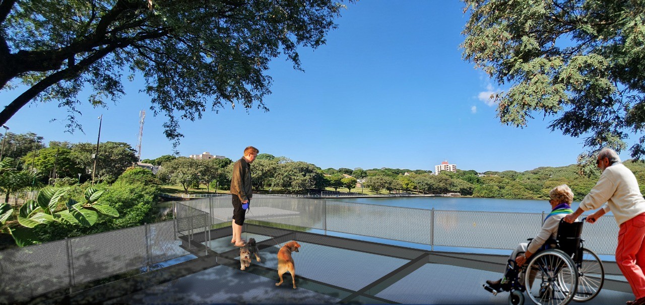 Após reforma, Parque Alfredo Nyffeler ganhará pista de caminhada emborrachada e mirante