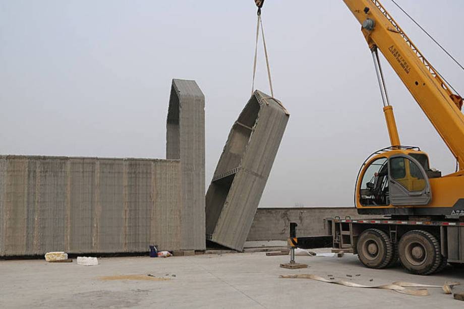 Empresa chinesa transforma resíduos em cimento para construções em 3D