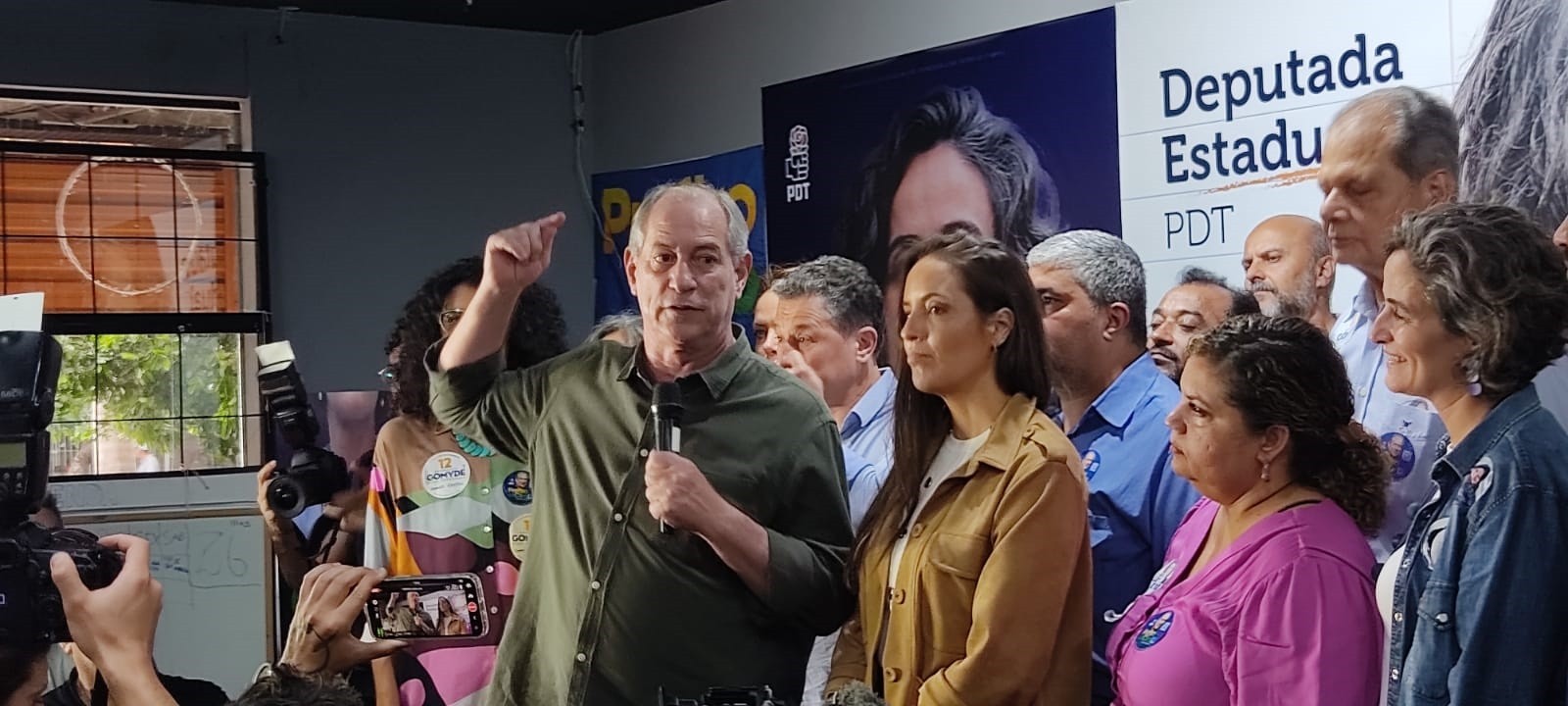 Em Maringá, Ciro Gomes (PDT) diz que o Brasil tem que aprender com o Paraná