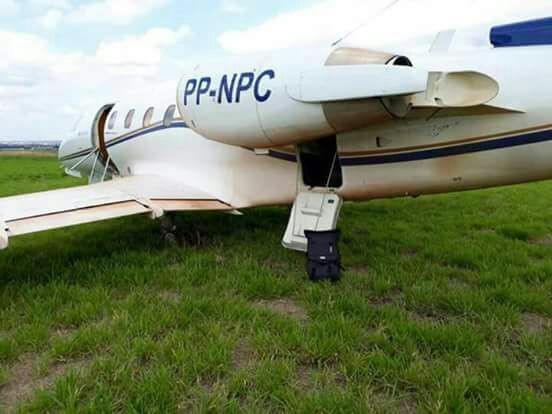 Jatinho da dupla Maiara e Maraisa tem problemas na hora de decolar em Maringá