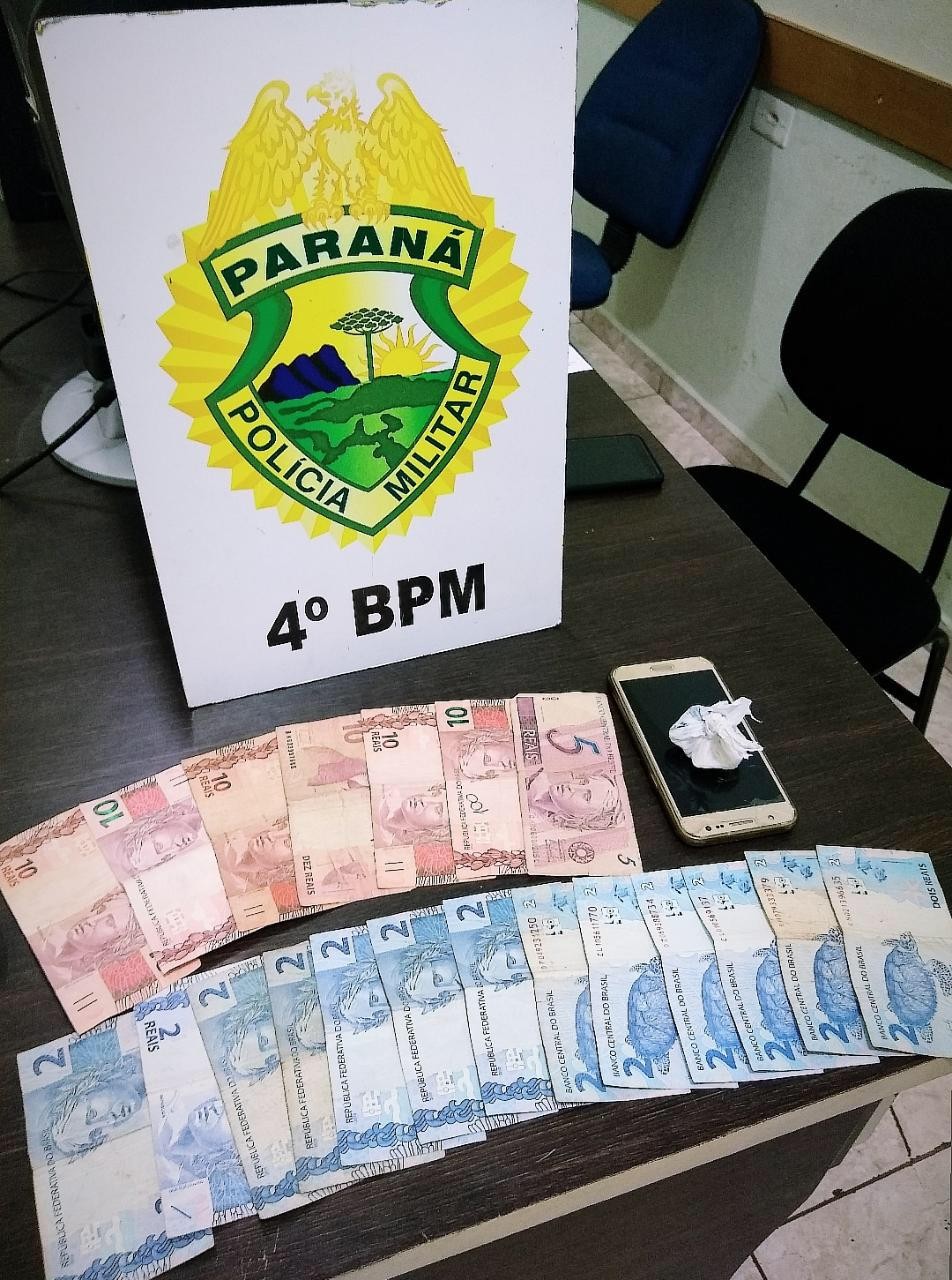 Motociclista alcoolizado é preso por tráfico após perseguição