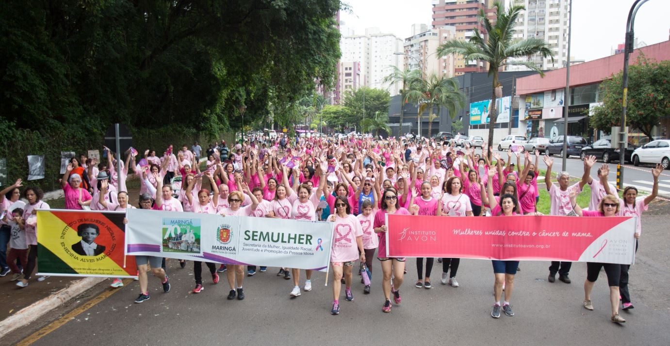 No domingo (21) tem caminhada contra o câncer de mama