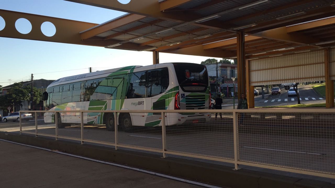 Liberados corredores exclusivos para ônibus na Kakogawa