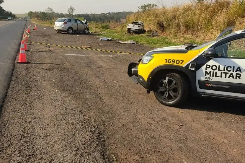 Adolescente morre em acidente na PR-463; três ficam feridos