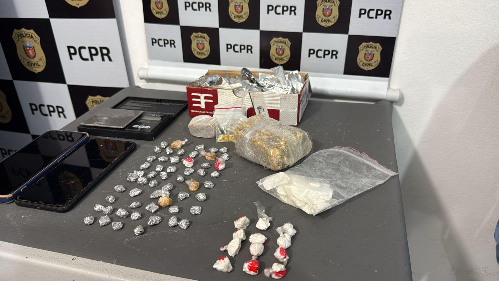 PC prende traficante de droga que distribuía crack na Zona 7