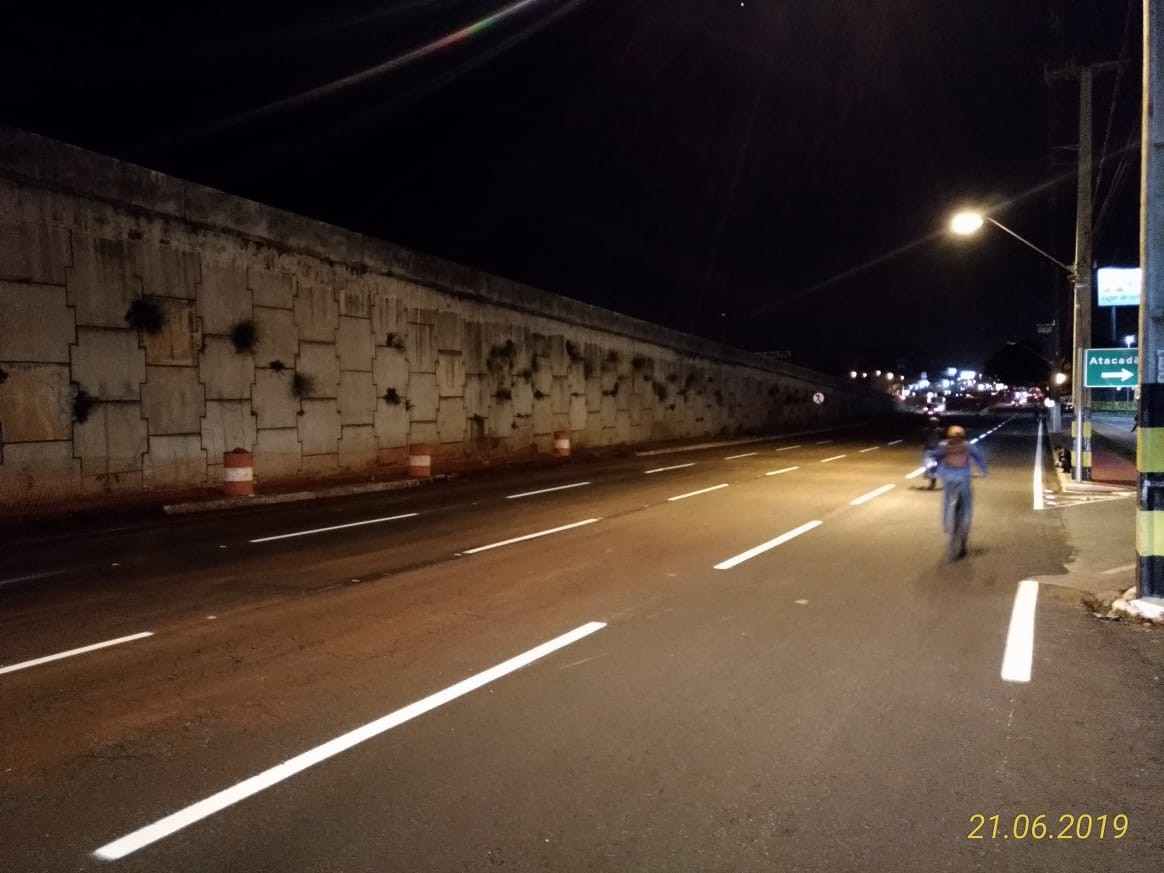 Cratera é fechada e pista é liberada