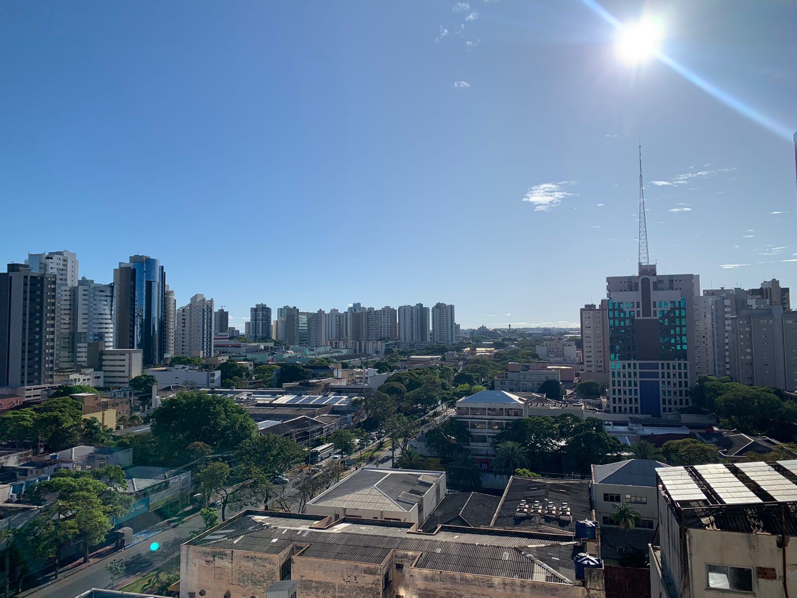 Dia ensolarado e temperaturas mais baixas em Maringá nesta quinta-feira (3)