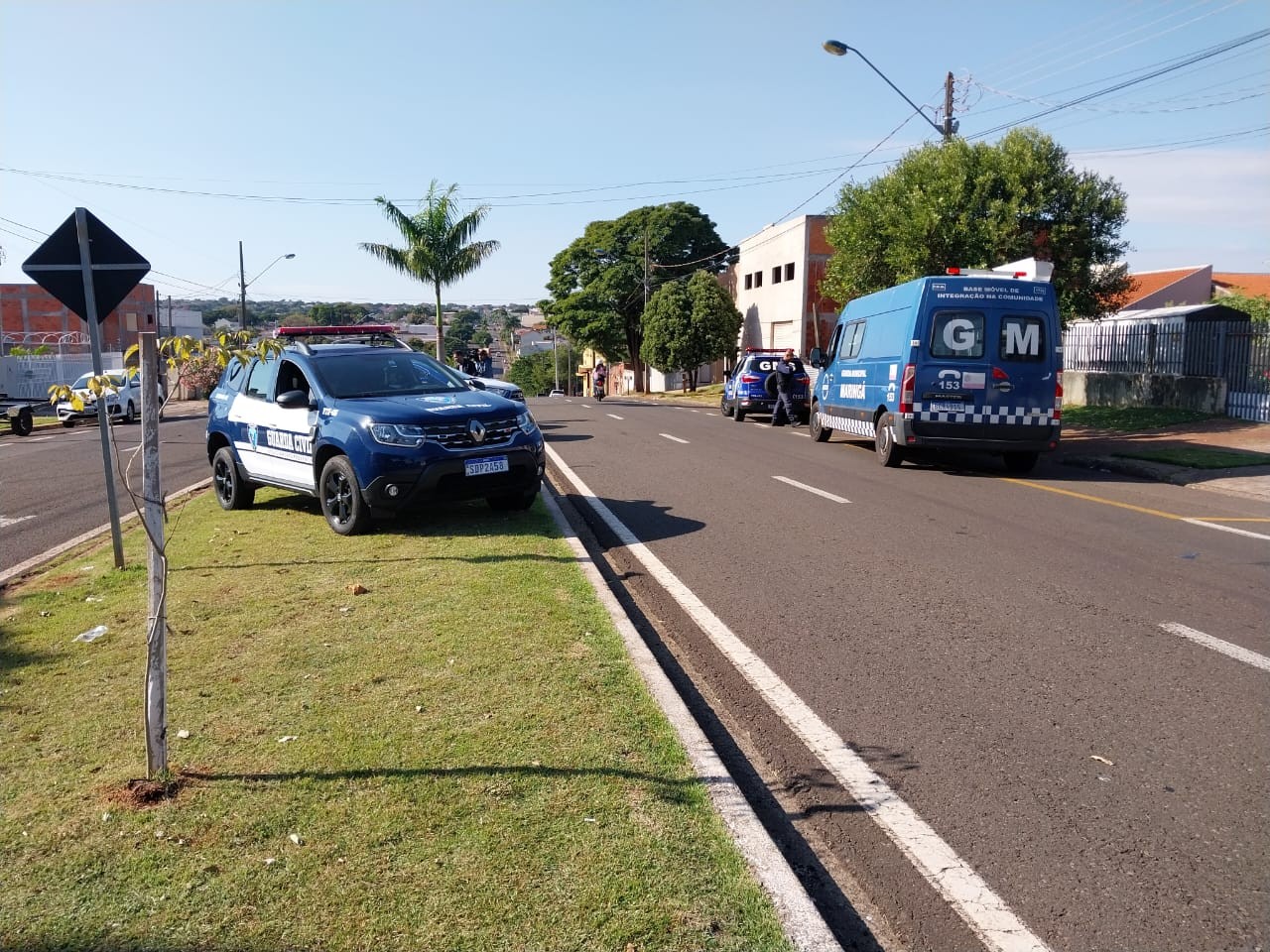 Homem é baleado e sofre acidente de moto durante perseguição em Maringá