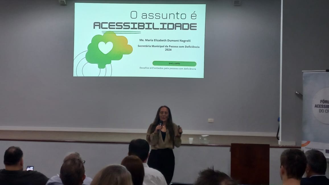 Acessibilidade no meio urbano é tema de debate no Crea em Maringá