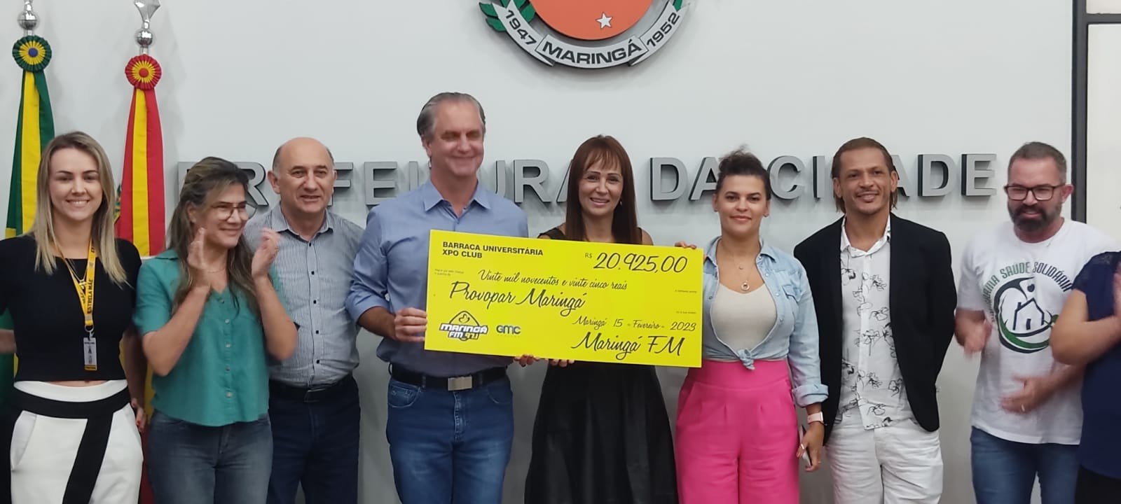 GMC repassa mais de R$ 20 mil a entidades de Maringá e Paiçandu