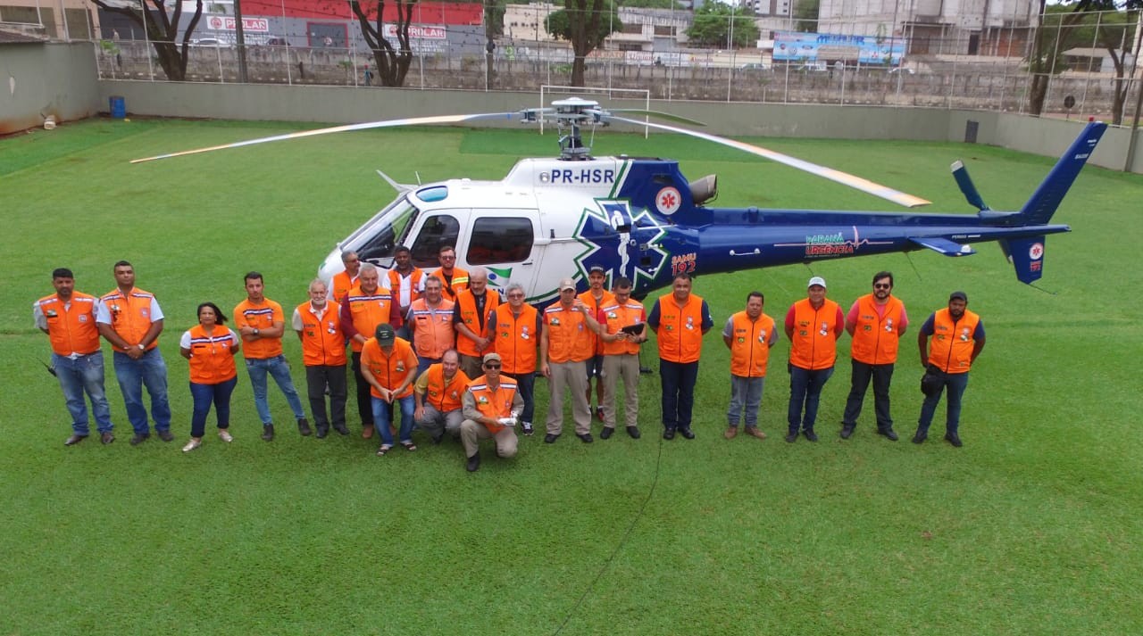 Defesa Civil de Maringá se destaca em simulado estadual