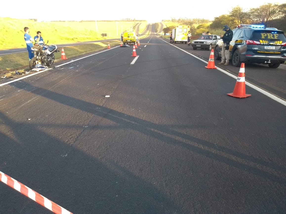 Motociclista de 42 anos morre em acidente na BR-376