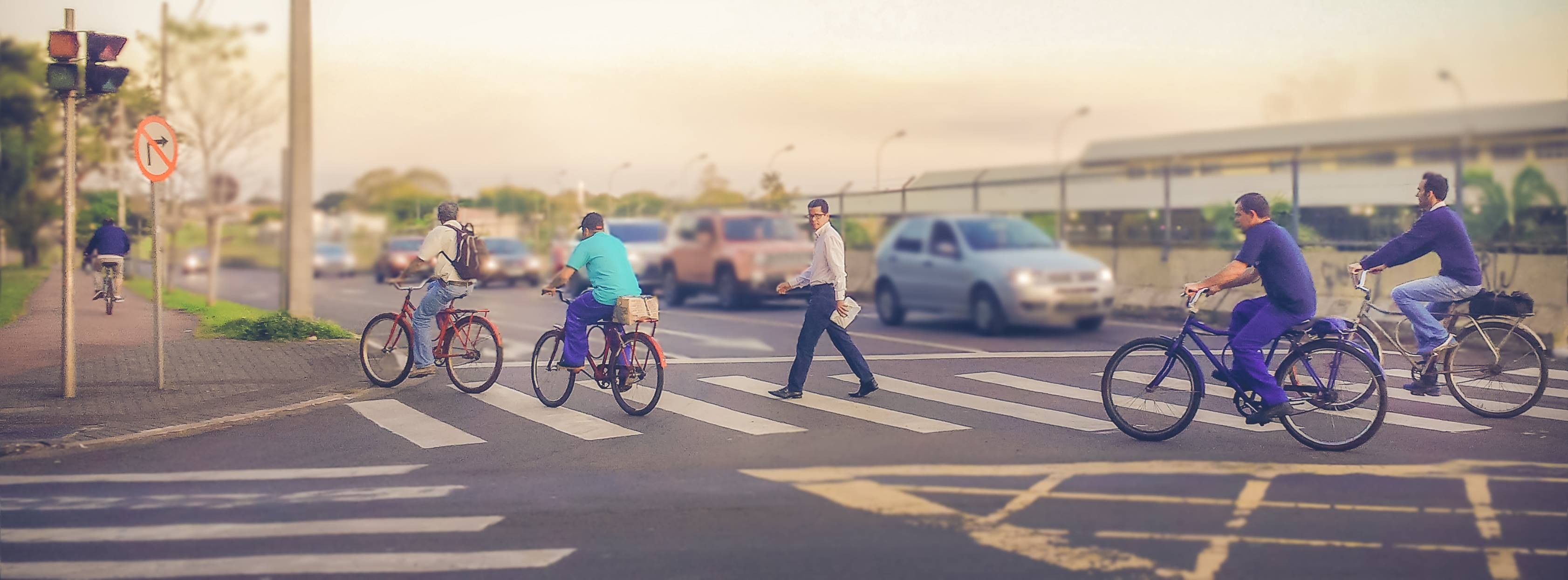 Uso da bicicleta contamina