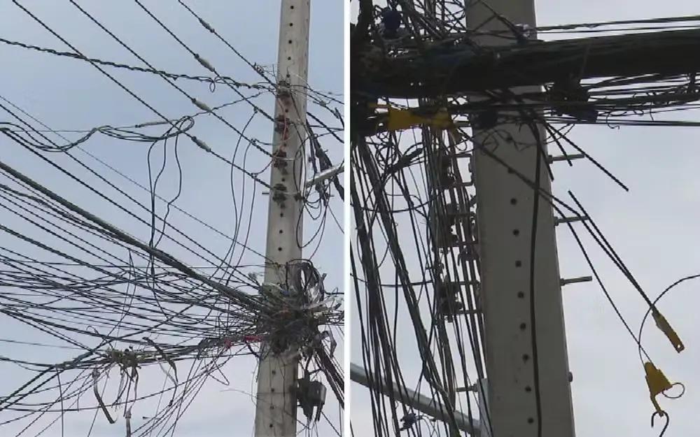 Após morte em acidente com fiação, Procon dá 30 dias para retirada de cabos irregulares