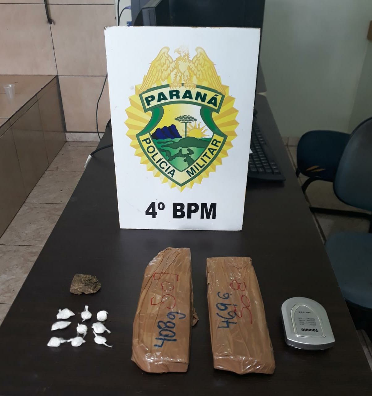 Polícia encontra quase um quilo de droga em Iguatemi