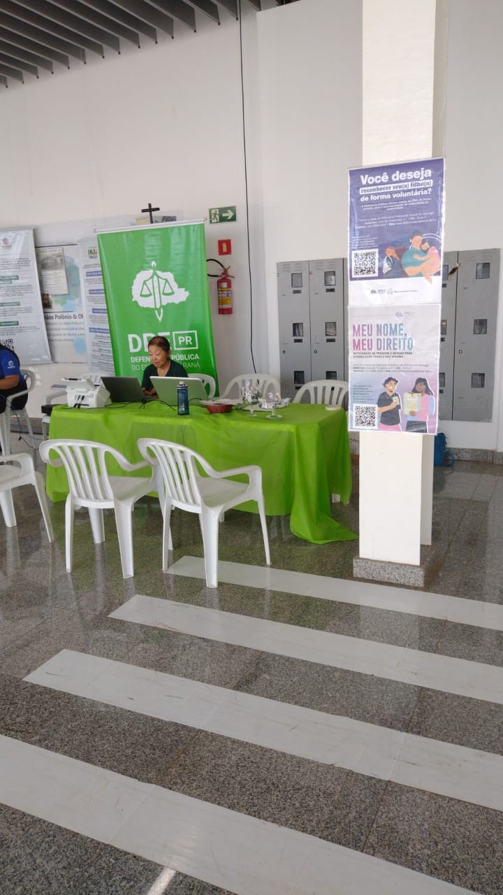 Defensoria Pública está atendendo população em evento no Terminal Urbano