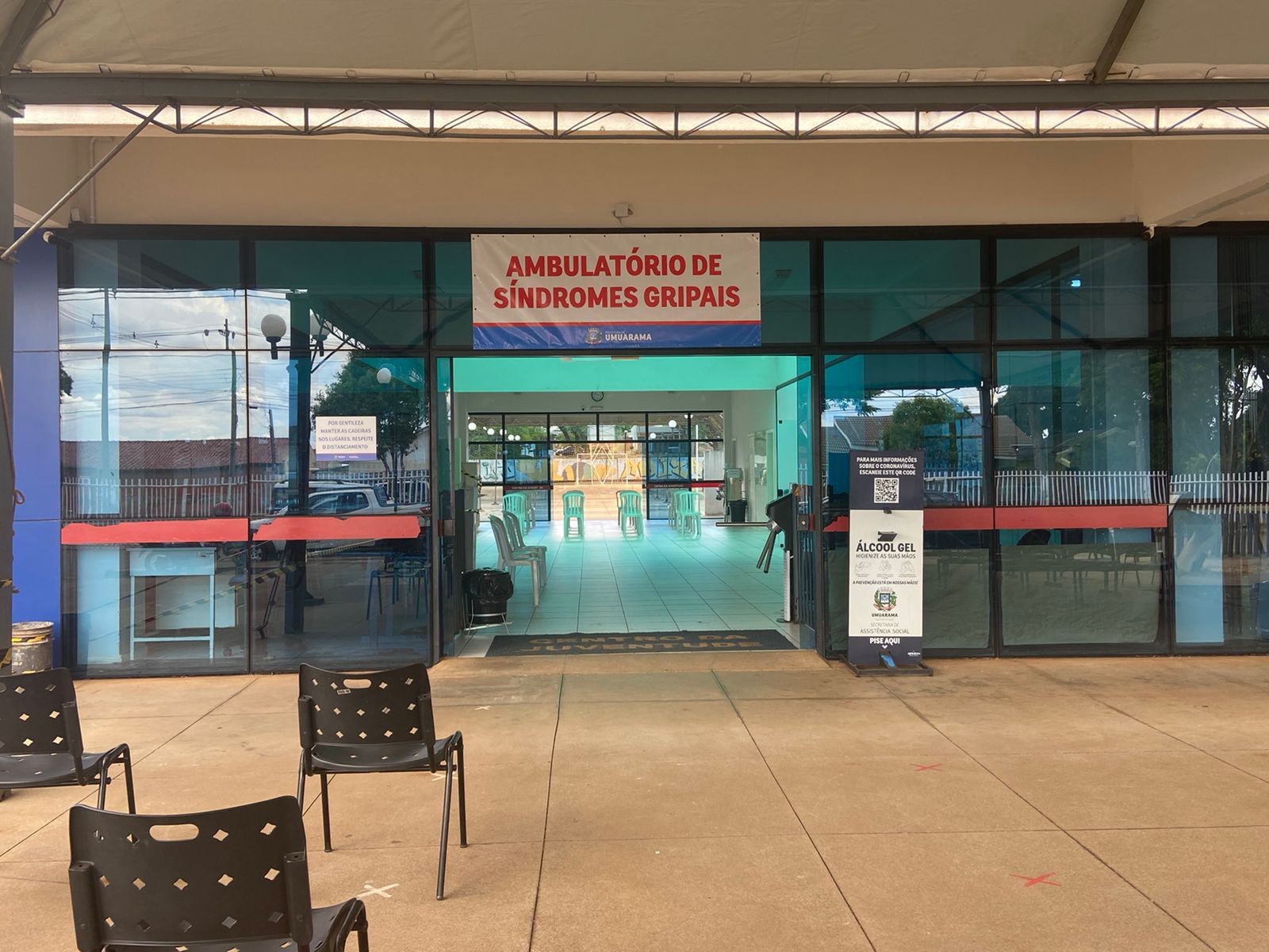 Centro da Juventude de Umuarama é transformado em ambulatório