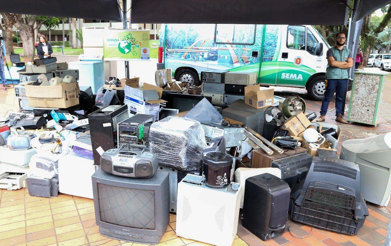 Parque do Ingá e Alfredo Nyfeller terão ecoponto de descarte no domingo (22)