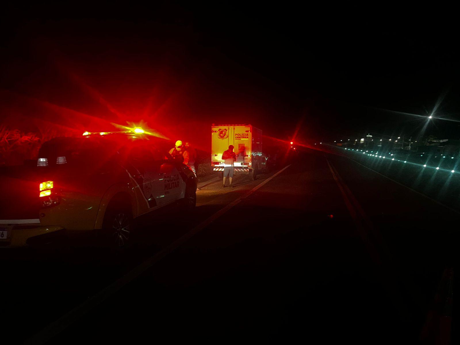 Idoso morre atropelado na PR-323, em Tapejara